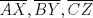 TEX: $\overline{AX},\overline{BY},\overline{CZ}$