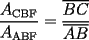 TEX: \[<br />\frac{{A_{{\text{CBF}}} }}<br />{{A_{{\text{ABF}}} }} = \frac{{\overline {BC} }}<br />{{\overline {AB} }}<br />\]