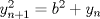 TEX: $y_{n+1}^2=b^2+y_n$