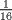 TEX: $\ \frac{1}{16} $