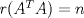 TEX: $r(A^TA)=n$