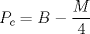 TEX: $P_c=B-\dfrac{M}{4}$