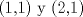 TEX: (1,1) y (2,1)