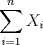 TEX: <br />\[<br />\sum\limits_{i = 1}^n {X_i } <br />\]<br />