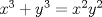 TEX: $x^3+y^3=x^2y^2$