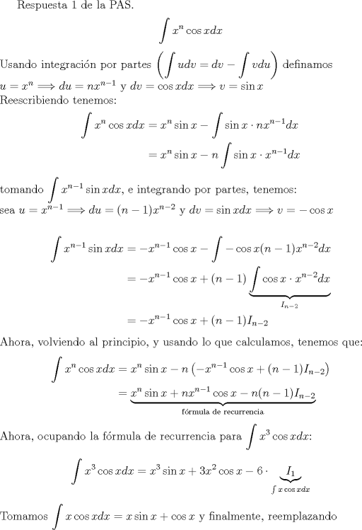 TEX: \begin{center}<br />$\displaystyle \int x^3\cos xdx=x^3 \sin x+3x^2\cos x-6x\sin x-6\cos x$<br />\end{center}