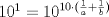 TEX: $10^1=10^{10\cdot(\frac{1}{a}+\frac{1}{b})}$