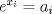 TEX: $e^{x_i}=a_i$