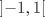 TEX: \[<br />\left] { - 1,1} \right[<br />\]<br />