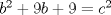 TEX: $b^2+9b+9=c^2$