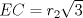 TEX: $EC=r_2\sqrt{3}$