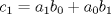 TEX: $$c_1=a_1b_0+a_0b_1$$