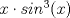 TEX: $x\cdot sin^3(x)$