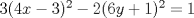 TEX: $\ 3(4x-3)^2-2(6y+1)^2=1 $