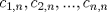 TEX: $c_{1,n},c_{2,n},...,c_{n,n}$