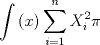 TEX: $$\int{(x)\sum\limits_{i=1}^{n}{X_{i}^{2}}\pi }$$