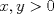 TEX: $\ x,y>0 $