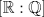 TEX: $[\mathbb{R}: \mathbb{Q}]$