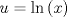 TEX: \[<br />u = \ln \left( x \right)<br />\]<br />