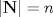 TEX: $|\mathbf{N}|=n$