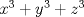 TEX: $x^3+y^3+z^3$