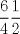 TEX: \[<br />\frac{6}<br />{4}\frac{1}<br />{2}<br />\]