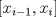 TEX: \[<br />\left[ {x_{i - 1} ,x_i } \right]<br />\]<br />