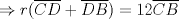 TEX: $\Rightarrow r(\overline{CD} + \overline{DB}) = 12 \overline{CB}$