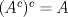 TEX: $(A^c)^c=A$