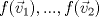 TEX: $f(\vec v_1),...,f(\vec v_2)$