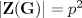 TEX: $|\mathbf{Z}(\mathbf{G})| = p^{2}$