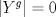 TEX:  $ |Y^g|=0      $ 