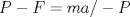 TEX: $P-F=ma/-P$