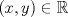 TEX: $(x,y)\in{\Bbb R}$ 