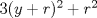 TEX: $3(y+r)^2+r^2$