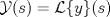 TEX: $\mathcal{Y}(s) = \mathcal{L} \{ y \} (s)$