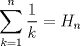 TEX: \[<br />\sum\limits_{k = 1}^n {\frac{1}<br />{k}}  = H_n <br />\]<br />